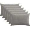 Pagalvėlės užvalkalas 6 pcs ALMELO Šviesiai pilka 30 x 50 cm
