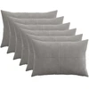 Pagalvėlės užvalkalas 6 pcs ALMELO Šviesiai pilka 30 x 50 cm