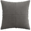 Pagalvėlės užvalkalas 6 pcs ALMELO Tamsiai pilka 45 x 45 cm