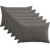 Pagalvėlės užvalkalas 6 pcs ALMELO Tamsiai pilka 40 x 60 cm