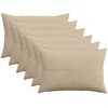 Pagalvėlės užvalkalas 6 pcs ALMELO Taupe 30 x 50 cm mančester