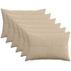 Pagalvėlės užvalkalas 6 pcs ALMELO Taupe 50 x 70 cm mančester