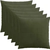Pagalvėlės užvalkalas 6 pcs ALMELO Žalia 70 x 70 cm mančester