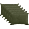 Pagalvėlės užvalkalas 6 pcs ALMELO Žalia 30 x 50 cm mančester