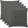 Pagalvėlės užvalkalas 6 pcs HEERLEN Antracito 60 x 60 cm