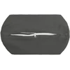 Pagalvėlės užvalkalas 6 pcs HEERLEN Antracito Ø 15 x 40 cm