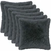 Pagalvėlės užvalkalas 6 pcs HEERLEN Antracito 30 x 30 cm