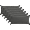 Pagalvėlės užvalkalas 6 pcs HEERLEN Antracito 40 x 70 cm