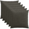 Pagalvėlės užvalkalas 6 pcs HEERLEN Antracito 65 x 65 cm