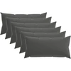 Pagalvėlės užvalkalas 6 pcs HEERLEN Antracito 40 x 70 cm