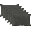 Pagalvėlės užvalkalas 6 pcs HEERLEN Antracito 30 x 50 cm