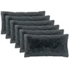 Pagalvėlės užvalkalas 6 pcs HEERLEN Antracito 40 x 80 cm