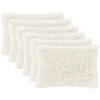 Pagalvėlės užvalkalas 6 pcs HEERLEN Balta 50 x 70 cm PV pūkinis