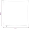 Pagalvėlės užvalkalas 6 pcs HEERLEN Geltona 60 x 60 cm