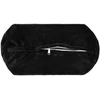 Pagalvėlės užvalkalas 6 pcs HEERLEN Juoda Ø 15 x 40 cm Flanelė