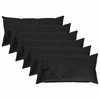 Pagalvėlės užvalkalas 6 pcs HEERLEN Juoda 40 x 80 cm Flanelė