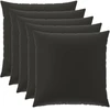 Pagalvėlės užvalkalas 6 pcs HEERLEN Juoda 80 x 80 cm