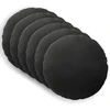 Pagalvėlės užvalkalas 6 pcs HEERLEN Juoda Ø 30 cm Aksomas