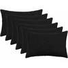 Pagalvėlės užvalkalas 6 pcs HEERLEN Juoda 30 x 50 cm Bouclé