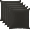 Pagalvėlės užvalkalas 6 pcs HEERLEN Juoda 65 x 65 cm