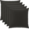 Pagalvėlės užvalkalas 6 pcs HEERLEN Juoda 60 x 60 cm