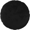 Pagalvėlės užvalkalas 6 pcs HEERLEN Juoda Ø 40 cm Flanelė