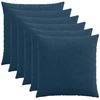 Pagalvėlės užvalkalas 6 pcs HEERLEN Jūrinė mėlyna 60 x 60 cm