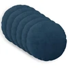 Pagalvėlės užvalkalas 6 pcs HEERLEN Jūrinė mėlyna Ø 40 cm