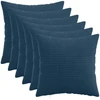 Pagalvėlės užvalkalas 6 pcs HEERLEN Jūrinė mėlyna 45 x 45 cm