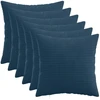 Pagalvėlės užvalkalas 6 pcs HEERLEN Jūrinė mėlyna 30 x 30 cm