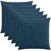 Pagalvėlės užvalkalas 6 pcs HEERLEN Jūrinė mėlyna 70 x 70 cm