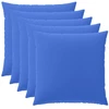 Pagalvėlės užvalkalas 6 pcs HEERLEN Karališka mėlyna 65 x 65 cm