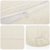 Pagalvėlės užvalkalas 6 pcs HEERLEN Kreminė Ø 50 cm Bouclé