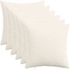 Pagalvėlės užvalkalas 6 pcs HEERLEN Kreminė 50 x 50 cm
