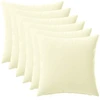 Pagalvėlės užvalkalas 6 pcs HEERLEN Kreminė 40 x 40 cm