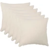 Pagalvėlės užvalkalas 6 pcs HEERLEN Kreminė 30 x 30 cm Bouclé