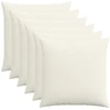 Pagalvėlės užvalkalas 6 pcs HEERLEN Kreminė 55 x 55 cm