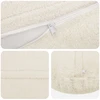 Pagalvėlės užvalkalas 6 pcs HEERLEN Kreminė Ø 50 cm Bouclé