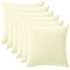 Pagalvėlės užvalkalas 6 pcs HEERLEN Kreminė 45 x 45 cm