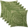 Pagalvėlės užvalkalas 6 pcs HEERLEN Lapų dizainas 45 x 45 cm