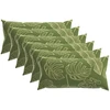 Pagalvėlės užvalkalas 6 pcs HEERLEN Lapų dizainas 40 x 80 cm