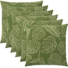 Pagalvėlės užvalkalas 6 pcs HEERLEN Lapų dizainas 65 x 65 cm
