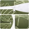 Pagalvėlės užvalkalas 6 pcs HEERLEN Lapų dizainas Ø 15 x 40 cm
