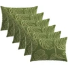 Pagalvėlės užvalkalas 6 pcs HEERLEN Lapų dizainas 40 x 60 cm