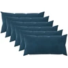 Pagalvėlės užvalkalas 6 pcs HEERLEN Mėlyna 40 x 80 cm Aksomas