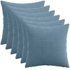 Pagalvėlės užvalkalas 6 pcs HEERLEN Mėlyna 45 x 45 cm mančester