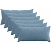 Pagalvėlės užvalkalas 6 pcs HEERLEN Mėlyna 40 x 80 cm mančester