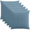 Pagalvėlės užvalkalas 6 pcs HEERLEN Mėlyna 55 x 55 cm mančester