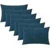 Pagalvėlės užvalkalas 6 pcs HEERLEN Mėlyna 40 x 60 cm Aksomas