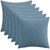 Pagalvėlės užvalkalas 6 pcs HEERLEN Mėlyna 50 x 50 cm mančester
